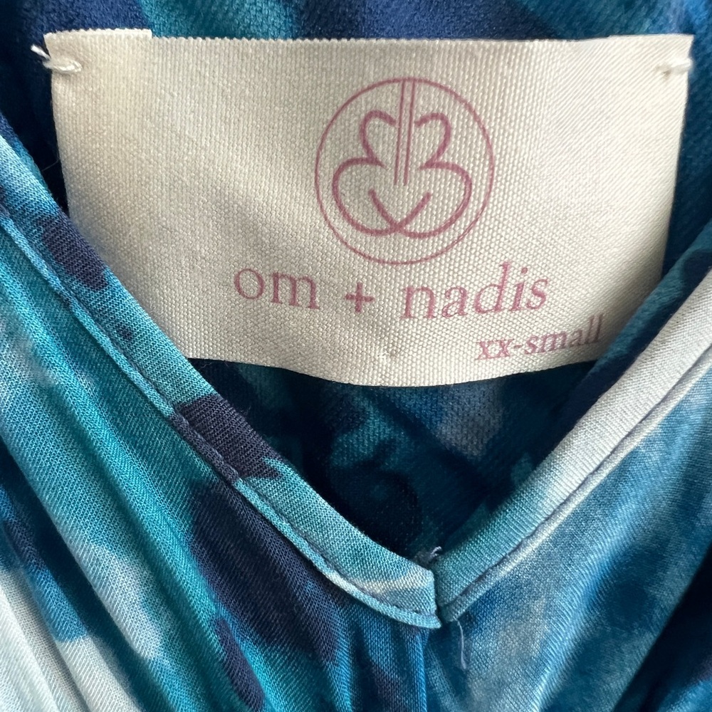 OM + NADIS Blue Maxi w/pockets💜 NWOT Could fit up to size Small - Picture 8 of 9
